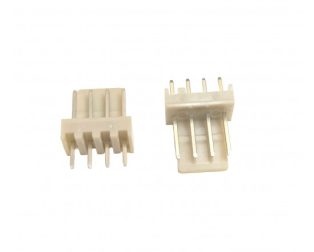 2510-AW-2.5mm-4 pin Relimate Male Connector Through Hole Right Angle