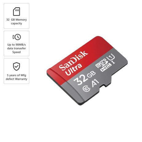 SanDisk Micro SD/SDHC 32GB Class 10 Memory Card