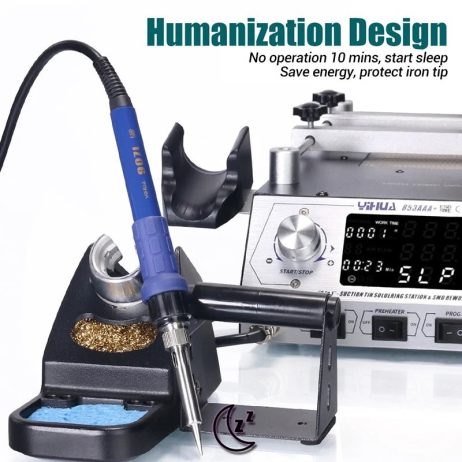 YIHUA YIHUA 853AAA Digital SMD Soldering Desoldering Hot Air Preheat BGA Rework Station 2 1