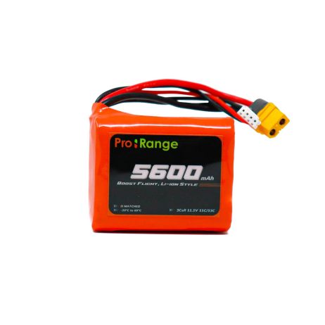 Pro-Range INR 18650 P28A 11.1V 5600mAh 3S2P 60A/70A Discharge Li-ion Drone Battery Pack