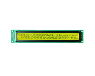 Original JHD824B 40x2 character LCD Display with Yellow Green Backlight