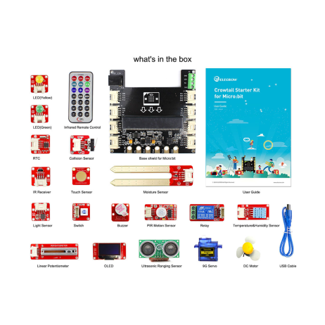 Elecrow Crowtail-Starter Kit for Micro:bit No Mainboard