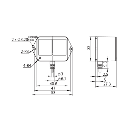 ToF Ranging Sensor HPS-166S-L