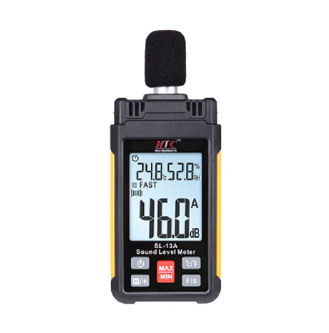 HTC SL-13A Digital Mini Sound Level Meter with Frequency Range 31.5 Hz to 8 KHz