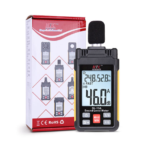 HTC SL-13A Digital Mini Sound Level Meter with Frequency Range 31.5 Hz to 8 KHz