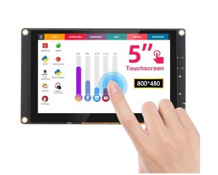 ELECROW 5.0 Inch Display for Raspberry Pi Compatible with Jetson Nano, Beaglebone