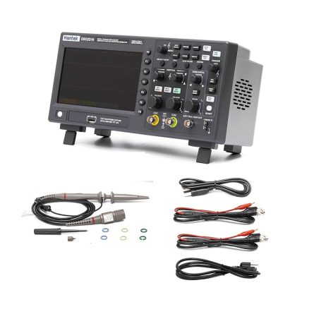 Hantek DSO2D10 Digital Storage Oscilloscope 2 Channel ; 100MHz Bandwidth ; 1 GS/s Sample rate with Built-in 1 CH 25MHz waveform generator