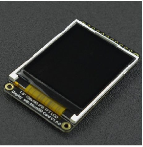 DFRobot Fermion: 1.8" 128x160 IPS TFT LCD Display with MicroSD Card Slot (Breakout)