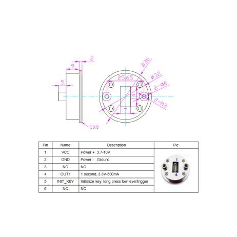 KR501 Fingerprint Control Board