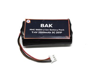 Pro-Range NMC 18650 7.4V 3350mAh 3C 2S1P (TX) Li-ion Battery Pack