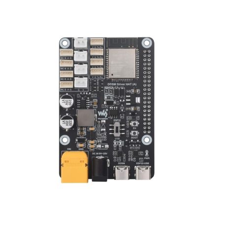 WAVESHARE Direct Drive Servo Motor Driver Board Integrates ESP32 and Control Circuit 2.4G WiFi Support Suitable for DDSM Series Hub Motors ESP Now Support 2