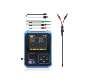 FNIRSI DSO-TC3 Oscilloscope - 3 in 1 Handheld Oscilloscope & DDS Signal Generator & Transistor Tester, 500Khz Bandwidth 10MSa/s Sampling Rate, 6 Types of Waveforms