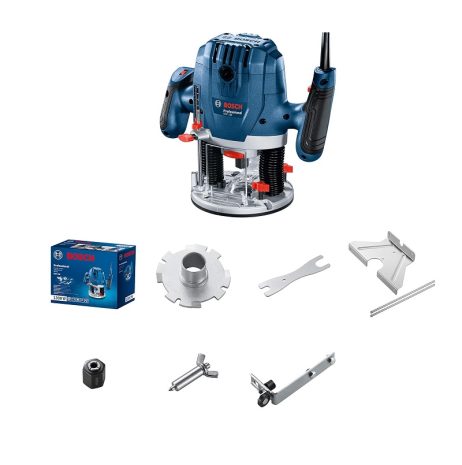 Bosch GOF 130 Corded Electric Router, 1,300W and 28,000 rpm Maximum rotational speed