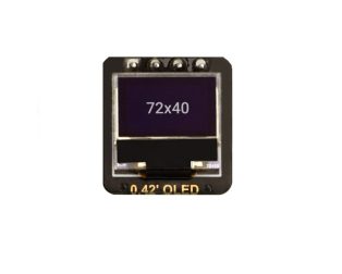 ELECROW 0.42inch Tiny OLED Display 4 pin Screen Module with SSD1306 Driver and IIC Interface