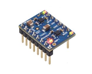 Motoron M2T550 Dual I²C Motor Controller (Header Pins Soldered)