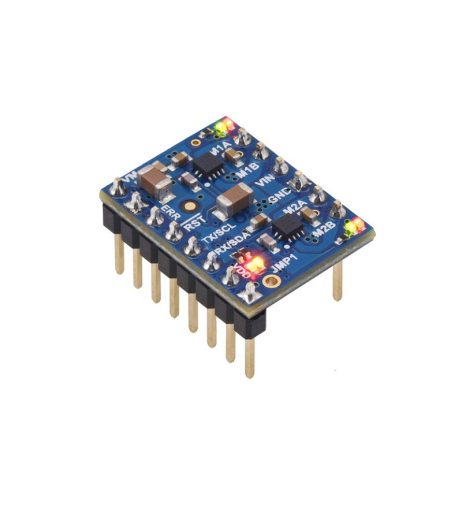 Motoron M2U550 Dual Serial Motor Controller (Header Pins Soldered)