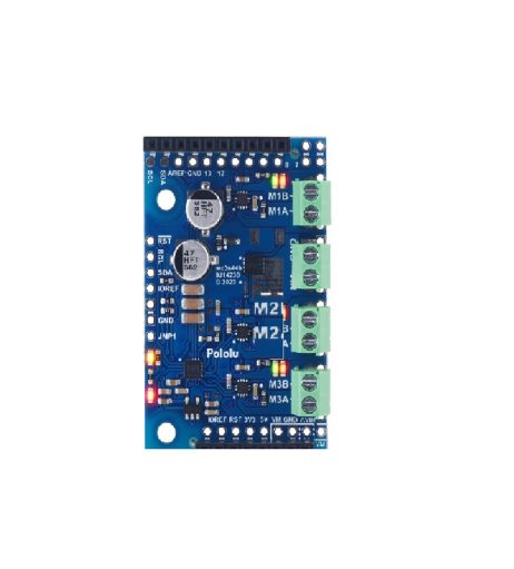 Motoron M3S550 Triple Motor Controller Shield for Arduino (Connectors Soldered)