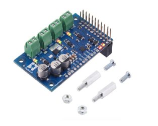 Motoron M3H550 Triple Motor Controller for Raspberry Pi (Connectors Soldered)