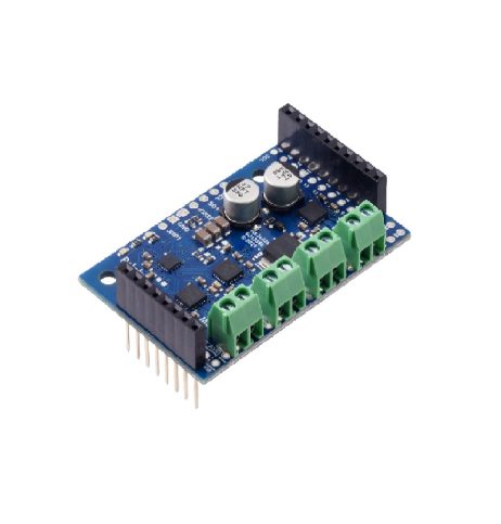 Motoron M3S256 Triple Motor Controller Shield for Arduino (Connectors Soldered)