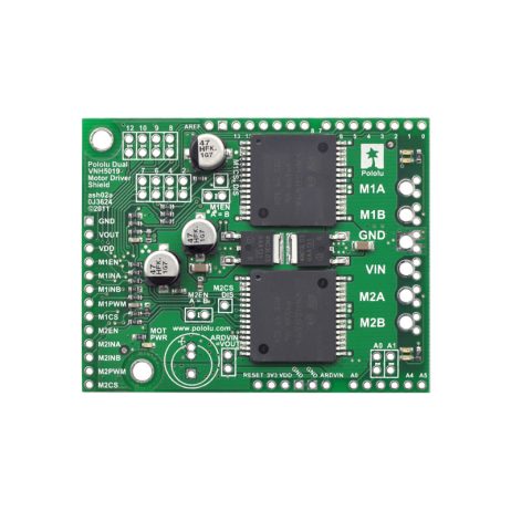 Pololu Dual VNH5019 Motor Driver Shield for Arduino