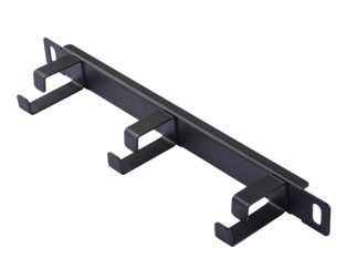 DeskPi 10inch Server Rack 0.5U Rack Cable Management Panel-with 3 D- Rings