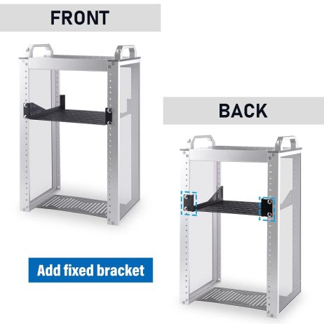 DeskPi RackMate Accessories Rack Shell 10 inch 1U Rack