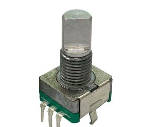 Hongyan EC11H 7CE20P1ZD20 Rotary Encoder with Push Button Switch Vertical Plug-in 5-pin